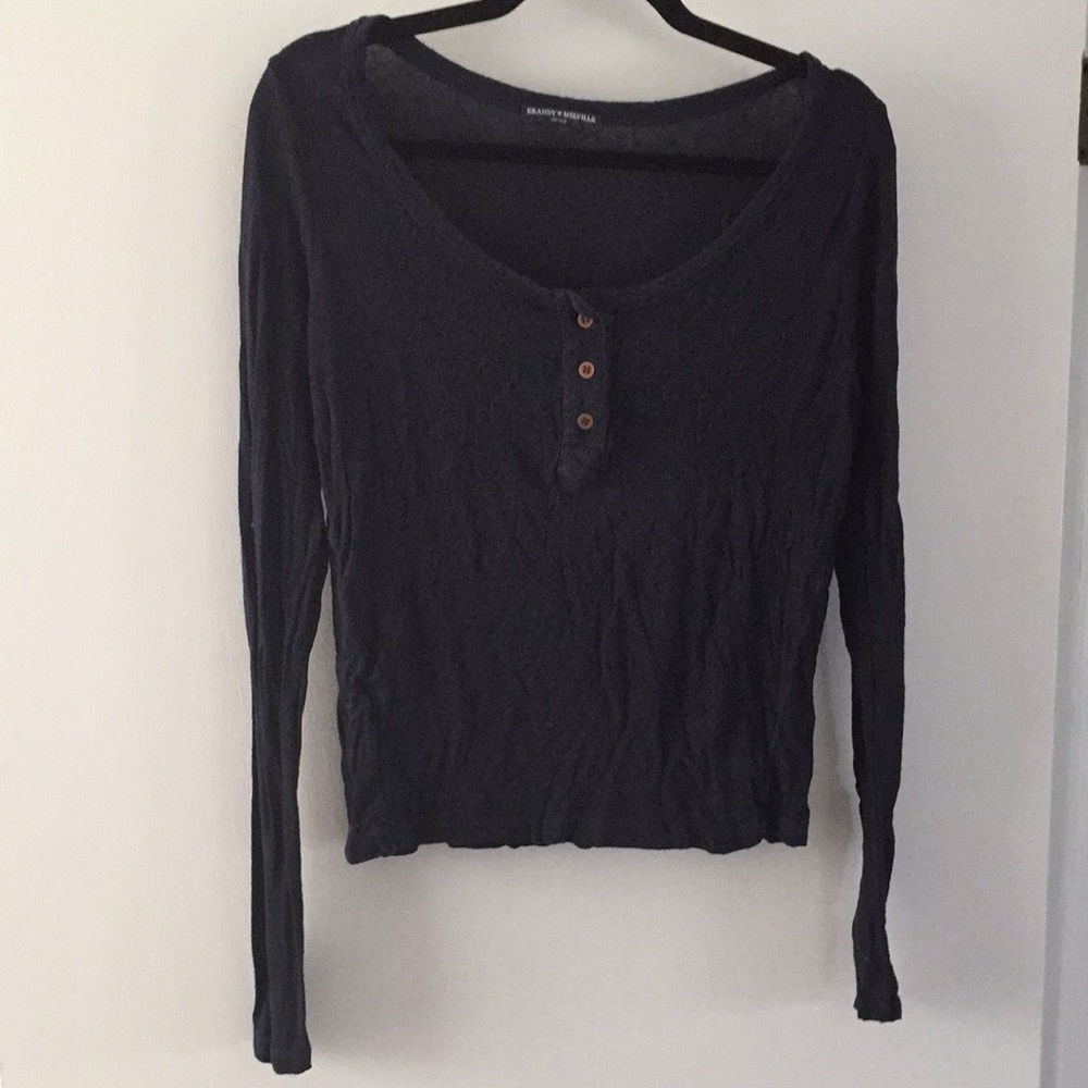 Dark navy blue Brandy Melville top